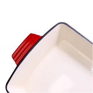 Plat <span class=keywords><strong>de</strong></span> <span class=keywords><strong>cuisson</strong></span> <span class=keywords><strong>en</strong></span> <span class=keywords><strong>fonte</strong></span> émail, Baguette bon marché <span class=keywords><strong>de</strong></span> forme rectangulaire, livraison gratuite, vente <span class=keywords><strong>en</strong></span> gros - Product Image 5