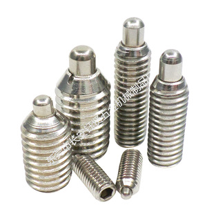 M3 Ball Spring Screw Stainless Steel Socket Head Metric <b>Thread</b> Insert For Hand Tightening - Product Image 1