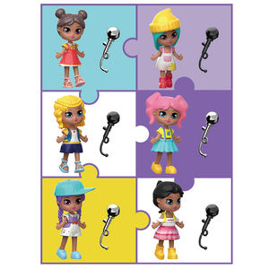 Figurines d'action en PVC et ABS de 4 pouces avec accessoires, déballées, pour enfants et adultes, Little Corner Collectible Doll The Music Party Girls - Product Image 2