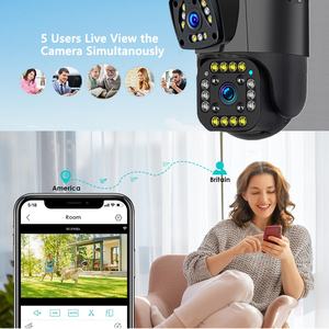 Nhà máy trực tiếp ngoài trời giám sát CCTV wifi an ninh Hệ thống Camera IP mạng Máy ảnh PTZ ống kính kép mạng Máy ảnh - Product Image 2