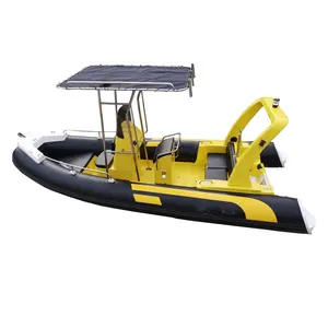 china supplier hypalon speed sport yacht fiberglass inflatable rib boats fishing for sale