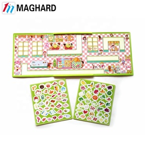 Vui Trẻ em Sáng Tạo Tự Làm Nam Châm Cuốn Sách Đồ Chơi Dán Từ Tính Siêu Thị Mua Sắm Câu Đố Từ Đồ Chơi Giáo Dục - Product Image 6