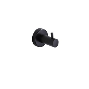 Ensemble d'accessoires de salle de bain en acier inoxydable noir, porte-serviettes de 600 mm, porte-savon, porte-brosse à dents, brosse de toilette, montage mural, minimaliste - Product Image 6