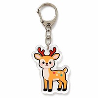 Porte-clés personnalisé découpé au laser, motif dessin animé, animal mignon en acrylique pour la décoration de sac à dos