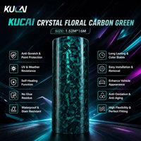 Nouveauté Film en fibre de carbone brillant et mat auto-adhésif de haute qualité, PVC 8MIL 1,52*16M, autocollants pour voitures