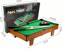 Mini juego de mesa de billar interior de alta calidad, juego de mesa de madera para niños con cojines de MDF para la interacción de billar entre padres e hijos