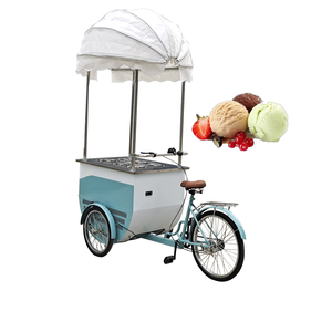 รถเข็นทำไอศกรีมแบบเคลื่อนที่พร้อมช่องแช่แข็ง - Product Image 3