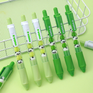 Venta al por mayor 0,5mm nuevo creativo <span class=keywords><strong>Kawaii</strong></span> lindo dibujos animados flor oso Panda DIY Beadable Gel bolígrafos para la escuela estudiante niños escritura - Product Image 2