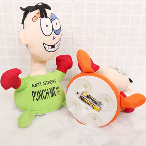 Luckykoo Muñeco de Peluche Antiestrés que Grita, Juguete de Boxeo para Aliviar el Estrés, para Escritorio - Product Image 3