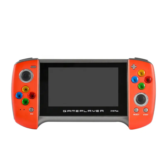 New X18 Plus 4.3 Inch Handheld Game Console 8G Portable Retro Game Console MP5 Gaming TV Music Video Games Machine