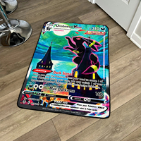 Tapis de sol en peluche épais antidérapant, forme personnalisée, motif anime mignon, pour la décoration de la maison et du salon