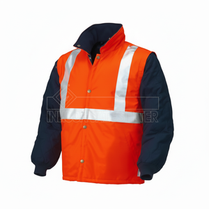 Gilet de sécurité rembourré à col en V - Product Image 1