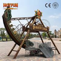 Manège professionnel Viking Pirate Ship à 24 places avec conception haute capacité pour utilisation dans les parcs à thème
