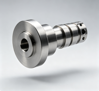 Tige à palier creuse usinée CNC sur mesure en acier inoxydable, usinage de précision, résistante à la corrosion pour l'usinage