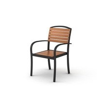 Chaise de bureau Simple en fer blanc, style nordique, pour salon de thé au lait, Table et chaise d'extérieur, cour et balcon