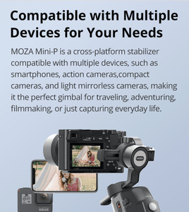 <span class=keywords><strong>Moza</strong></span>-estabilizador de mano <span class=keywords><strong>Mini</strong></span> P de 3 ejes para cámaras de acción sin Espejo, Smartphones, Maxload 900g para iPhone 11 Pro Max SE - Product Image 3