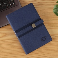Agenda en cuir PU planificateur ceinture cahier métal fermeture magnétique impression couleur personnelle journal papeterie de bureau