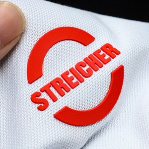 Custom Silicone Heat Transfer <b>Label</b> 3D Embossed Logo Washable Printed <b>Sticker</b> for Garment Bags Shoes - Product Image 4