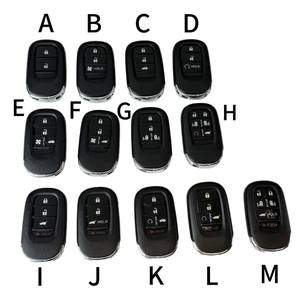 批发<span class=keywords><strong>2</strong></span>/3/4/5按钮智能钥匙遥控汽车钥匙外壳更换本田 - Product Image 2