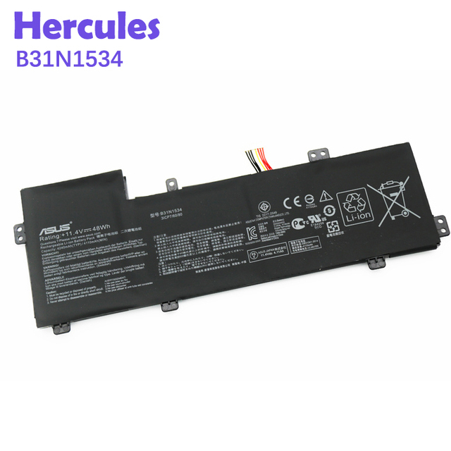 B31N1534 0B200-02030000 Laptop Battery for ASUS ZenBook UX510UX U5000U Rechargeable Notebook Battery