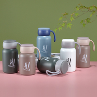 Botella Aislada al Vacío de Doble Capa Mini con Logotipo Personalizado, Promoción al por Mayor para Bebidas Frías y Calientes, Botella de Agua de Acero Inoxidable