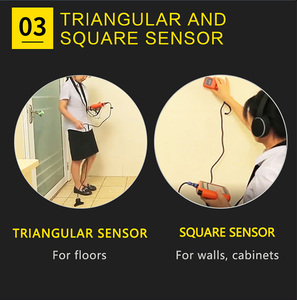 Détecteur de fuites d'eau PQWT L50n Indoor Series Multi Sensors Underground and In-Walls Pipeline Inspection Water Leak Detector - Product Image 4