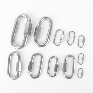 Vente en gros d'anneau de connexion à <span class=keywords><strong>maillon</strong></span> <span class=keywords><strong>rapide</strong></span> en acier inoxydable 304 boucle de verrouillage triangulaire <span class=keywords><strong>rapide</strong></span> chaîne de verrouillage d'alpinisme pour l'<span class=keywords><strong>escalade</strong></span> - Product Image 2