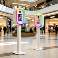 Photomaton portable facile à installer avec éclairage LED RGB et ventilateur de refroidissement, sur mesure avec flight case