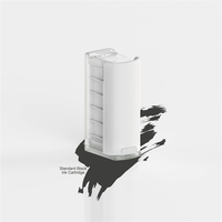 Cartucho de Tinta Negra Estándar para Impresora de Tarjetas Portátil Manual PrintPods DX5, Impresora de Códigos de Barras con Batería, 1 Año de Garantía