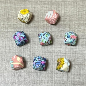 8 PCS Hexagon Print Knitting Needle Stoppers, Knitting Needle End Caps, Knitting Needle Point Protectors - Product Image 5