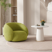 Fauteuil de détente individuel moderne de style nordique pour salon, balcon, petit salon, réception de beauté, zones de réunion et de repos