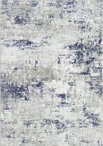Grande Tappeto Moderno Morbido e Astratto con Base Antiscivolo in Gomma, Marrone Blu Notte Grigio per Sala da Pranzo, Cameretta, Soggiorno - Product Image 2