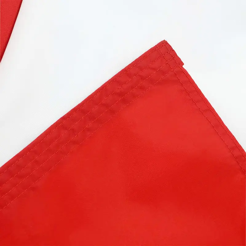 Venta al por mayor 210D Oxford 3x5ft Stock CA Maple Leaf bordado canadiense Canadá bandera