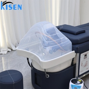 เก้าอี้นวดสระผมแบบนอน KISEN Salon Shampoo Sink Thai พร้อมเตียงสระผม เตียงสปาหัว และเตียงนวดม็อกซิบัชั่น - Product Image 5