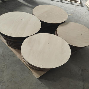 Plaques de cercle en <span class=keywords><strong>bois</strong></span> rond non fini découpées au laser 10 16 18 20 24 pouces - Product Image 3