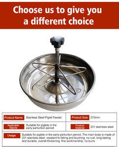 RS-22 mới tự động vòng thức ăn máng cho chăn nuôi khô ướt heo con thức ăn gia súc lợn <span class=keywords><strong>Feeder</strong></span> - Product Image 4