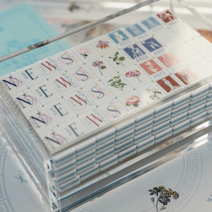 Mahj Tile Haus - Nuevas baldosas acrílicas de lujo, juego americano de 160 baldosas de 4 capas, fáciles de leer, para damas - Product Image 5