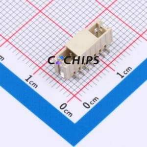 HCZZ0068-7 Wire-to-Board Pin Header SMD,P=1.5mm Connector 1x7P 1.5mm Vertical Mount ZH - Product Image 1