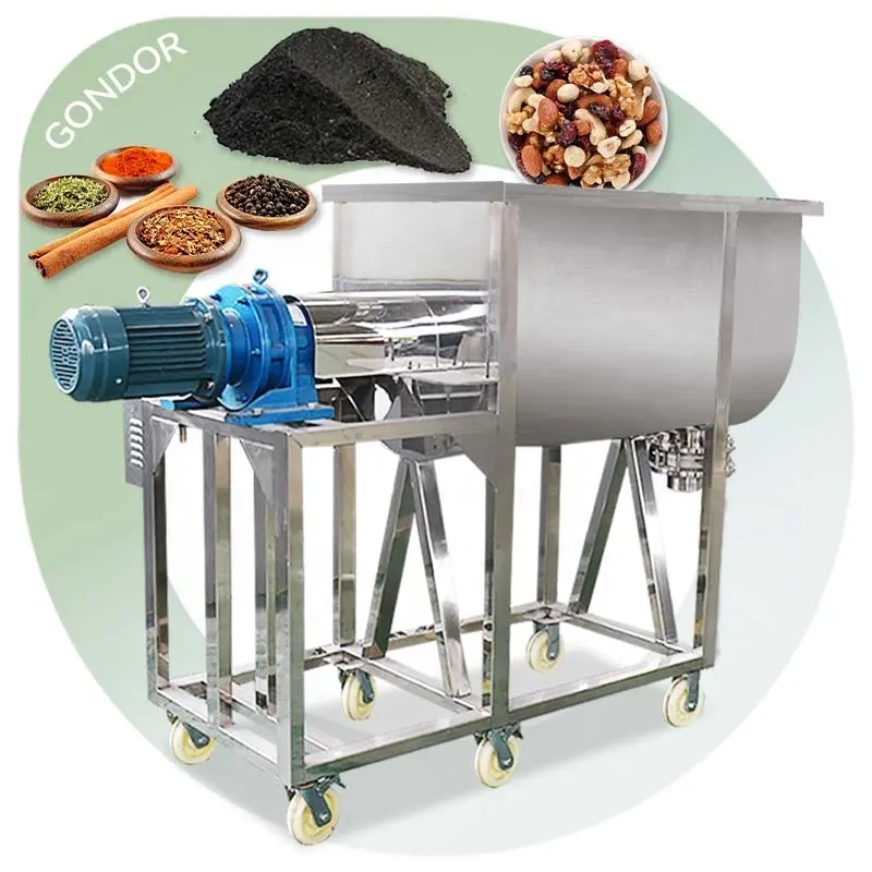 Cinghia a vite mortaio secco alimentazione industriale/miscelatore macchina carbone carbone polvere doppio albero Mixer per la vendita