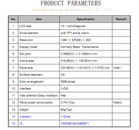 Module d'affichage tactile LCD TFT IPS 10,1 pouces 1280x800 pour tablette industrielle, fourni directement par l'usine