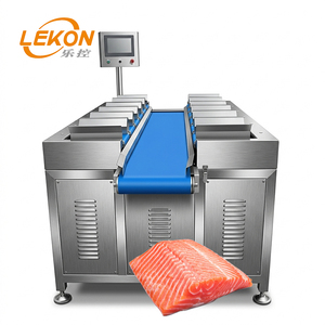 Balance combinée multi-têtes 12 têtes avec compteur pour portions de poisson, saumon, filet de tilapia - Product Image 1