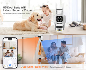 PIX-LINK Factory Direct Sale Dual Screen Indoor <strong>Security</strong> <strong>Camera</strong> with Night Vision Two-Lens <strong>Wireless</strong> CCTV <strong>System</strong> for Home Use - Product Image 6