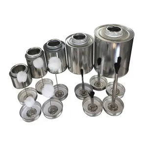 Lata adhesiva cilíndrica para latas, lata de lata redonda de Metal de 60, 118, 237, 473 y 947ml