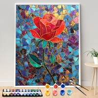 Cadeaux personnalisés, kits d'art à peindre par numéros, peinture à l'huile non personnalisée pour adultes, enfants, débutants, décoration de la maison