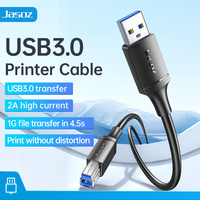 Cable de Datos USB Tipo B de Alta Velocidad Premium, 0.5m 3m, PVC, Conductor de Cobre Puro, Carga Rápida 3A, Blindaje Trenzado, para Escáner de Computadora