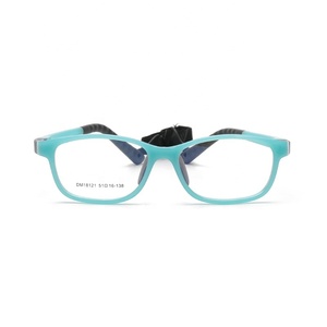 Vente en gros TR90 caméléon décoloré monture optique lunettes unisexe carré sangle pliable charnière interchangeable 18121 lecture sport - Product Image 2