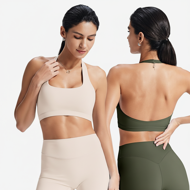 5 Solid Sport Bra Workout Gym