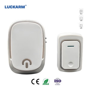 ออดไร้สายพลาสติกเป็นมิตรกับสิ่งแวดล้อมพร้อมพลังการเจาะที่แข็งแกร่งประตูไร้สายสำหรับโรงแรมอพาร์ทเมนต์ - Product Image 1