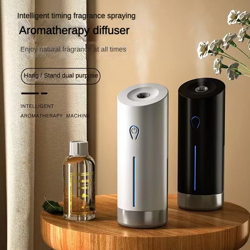 Custom Logo Smart LED Light Electric Air Freshener Automatic Spray Timing Scents Diffuser For Home Hotel