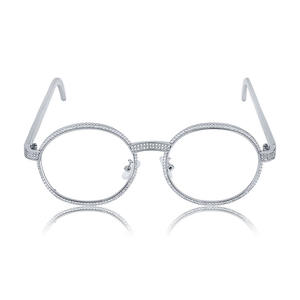 <span class=keywords><strong>Gafas</strong></span> de Madera Maciza de Vanguardia Europeas y Americanas con Montura Metálica con Piedras Preciosas, Modernas y a la Moda - Product Image 5